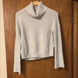 Calvin Klein Cozy Gray Turtleneck Sweater
